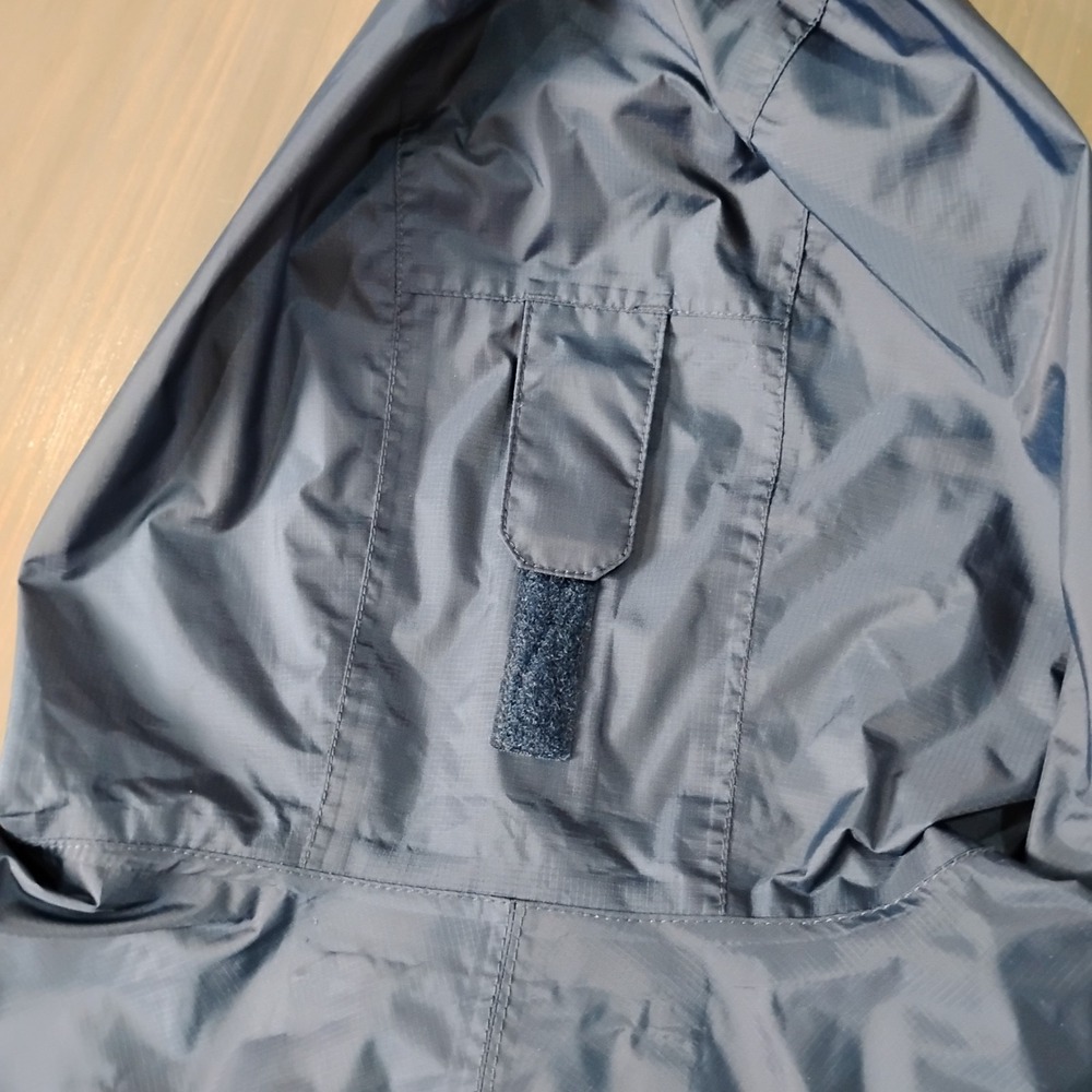 LL Bean Trail Model Rain Jacket Womens 3XL Navy Blue Waterproof Packable Plus Sz - Picture 13 of 14